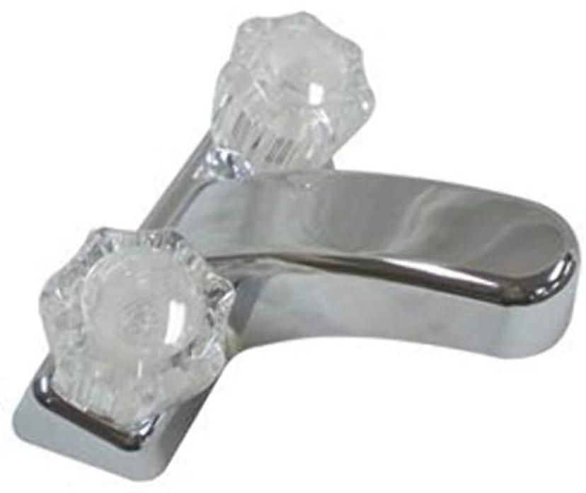 LASALLE BRISTOL 20377RW21 Utopia White 4 INCH Center Lavatory Faucet Without Diverter with Smoke Handles LASALLE BRISTOL 20377RW21 Utopia White 4 INCH Center Lavatory Faucet Without Diverter with Smoke Handles