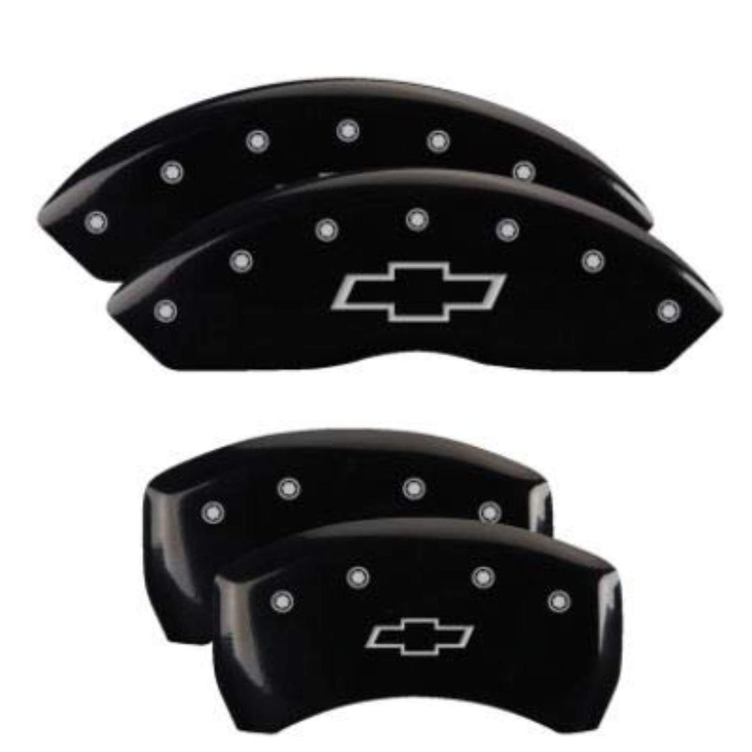 MGP CALIPER 14255SBOWBK Bowtie Black Powder Coat Finish, Silver Characters, Set of 4 from The Twister Group MGP CALIPER 14255SBOWBK Bowtie Black Powder Coat Finish, Silver Characters, Set of 4 - The Twister Group Tools product