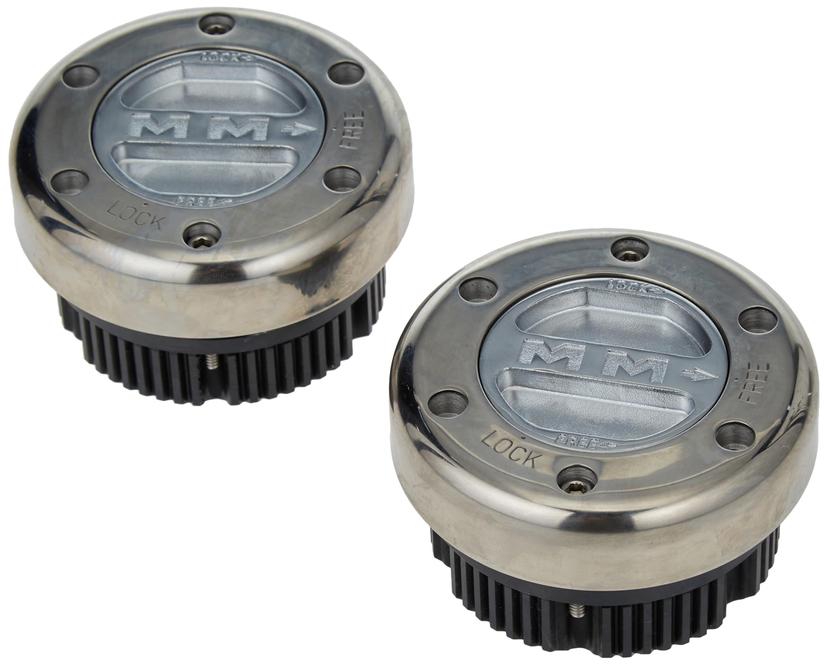 MILE MARKER 449S/S Premium Locking Hubs,Silver MILE MARKER 449S/S Premium Locking Hubs,Silver