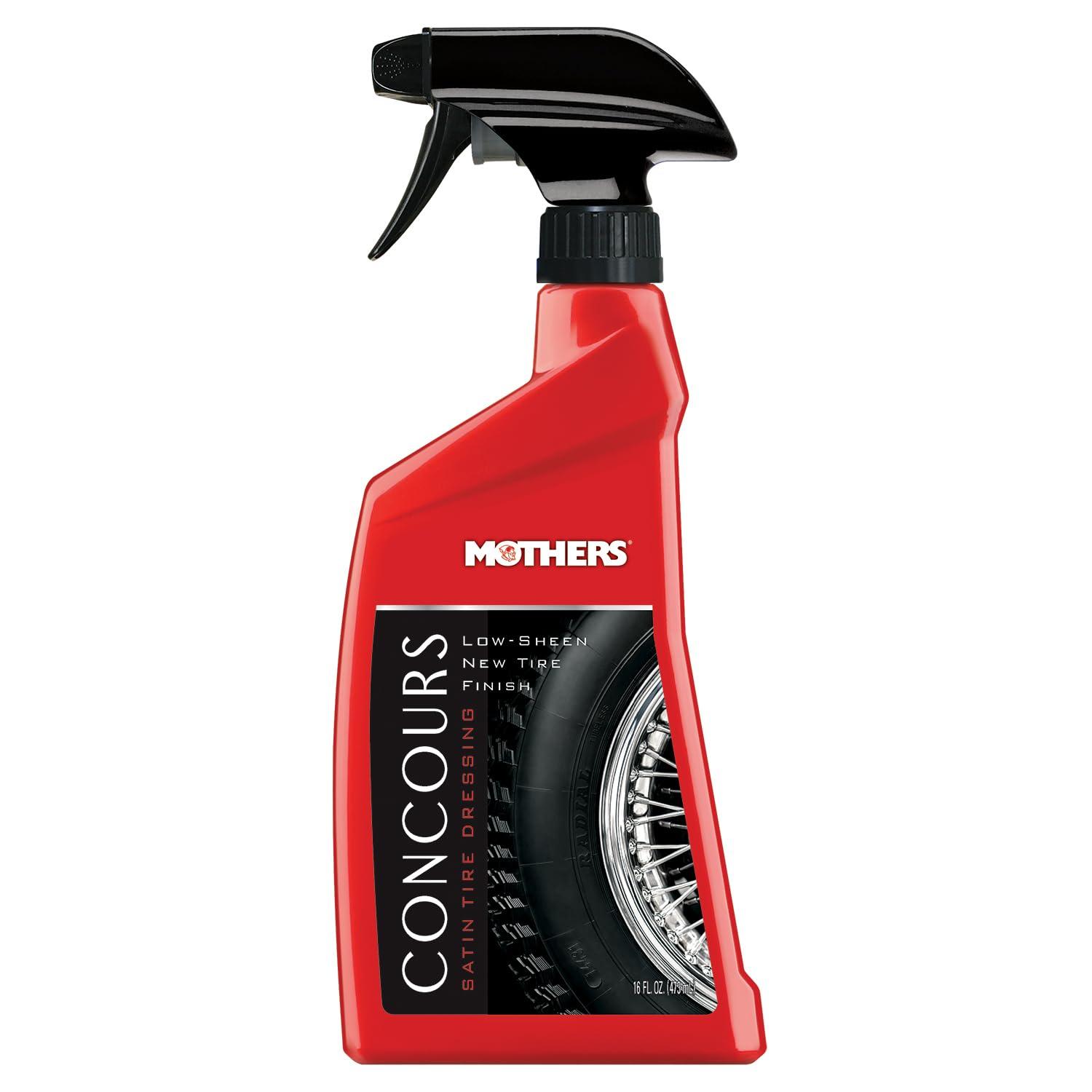 MOTHERS 06816 Concours Satin Tire Dressing, Low-Sheen New Tire Finish, 16 fl. oz. - High quality product image showing MOTHERS 06816 Concours Satin Tire Dressing, Low-Sheen New Tire Finish, 16 fl. oz. details and features MOTHERS 06816 Concours Satin Tire Dressing, Low-Sheen New Tire Finish, 16 fl. oz. - High quality product image showing MOTHERS 06816 Concours Satin Tire Dressing, Low-Sheen New Tire Finish, 16 fl. oz. details and features