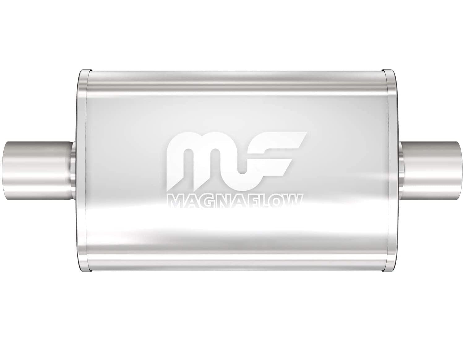 MAGNAFLOW 11219 Exhaust Muffler 3 INCH/3 INCH Inlet/Outlet, 4x9x14 INCH Oval, Stainless Steel, Satin Finish - High quality product image showing MAGNAFLOW 11219 Exhaust Muffler 3 INCH/3 INCH Inlet/Outlet, 4x9x14 INCH Oval, Stainless Steel, Satin Finish details and features MAGNAFLOW 11219 Exhaust Muffler 3 INCH/3 INCH Inlet/Outlet, 4x9x14 INCH Oval, Stainless Steel, Satin Finish - High quality product image showing MAGNAFLOW 11219 Exhaust Muffler 3 INCH/3 INCH Inlet/Outlet, 4x9x14 INCH Oval, Stainless Steel, Satin Finish details and features
