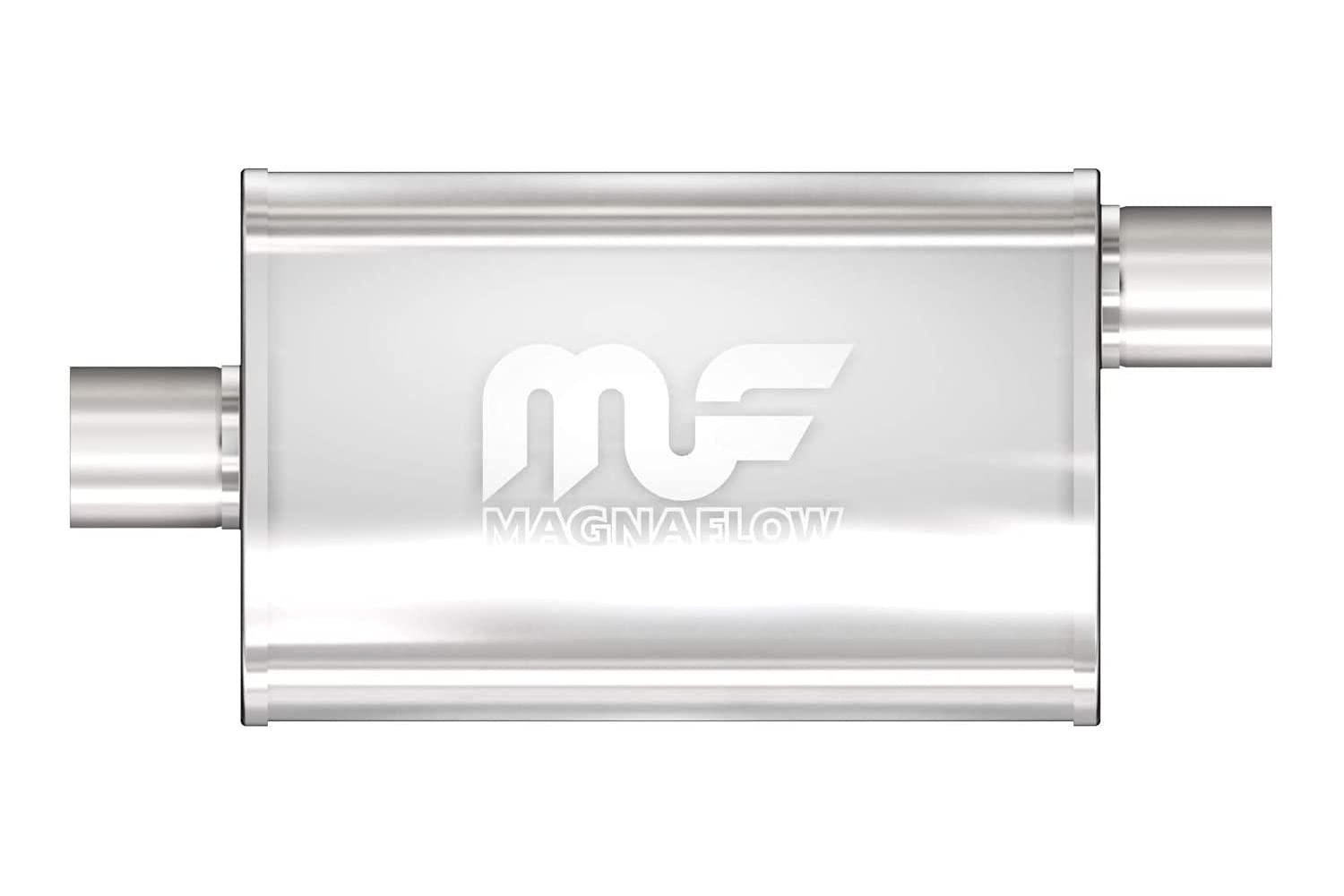MAGNAFLOW 11229 Exhaust Muffler 3 INCH/3 INCH Inlet/Outlet, 4x9x14 INCH Oval, Stainless Steel, Satin Finish - High quality product image showing MAGNAFLOW 11229 Exhaust Muffler 3 INCH/3 INCH Inlet/Outlet, 4x9x14 INCH Oval, Stainless Steel, Satin Finish details and features MAGNAFLOW 11229 Exhaust Muffler 3 INCH/3 INCH Inlet/Outlet, 4x9x14 INCH Oval, Stainless Steel, Satin Finish - High quality product image showing MAGNAFLOW 11229 Exhaust Muffler 3 INCH/3 INCH Inlet/Outlet, 4x9x14 INCH Oval, Stainless Steel, Satin Finish details and features