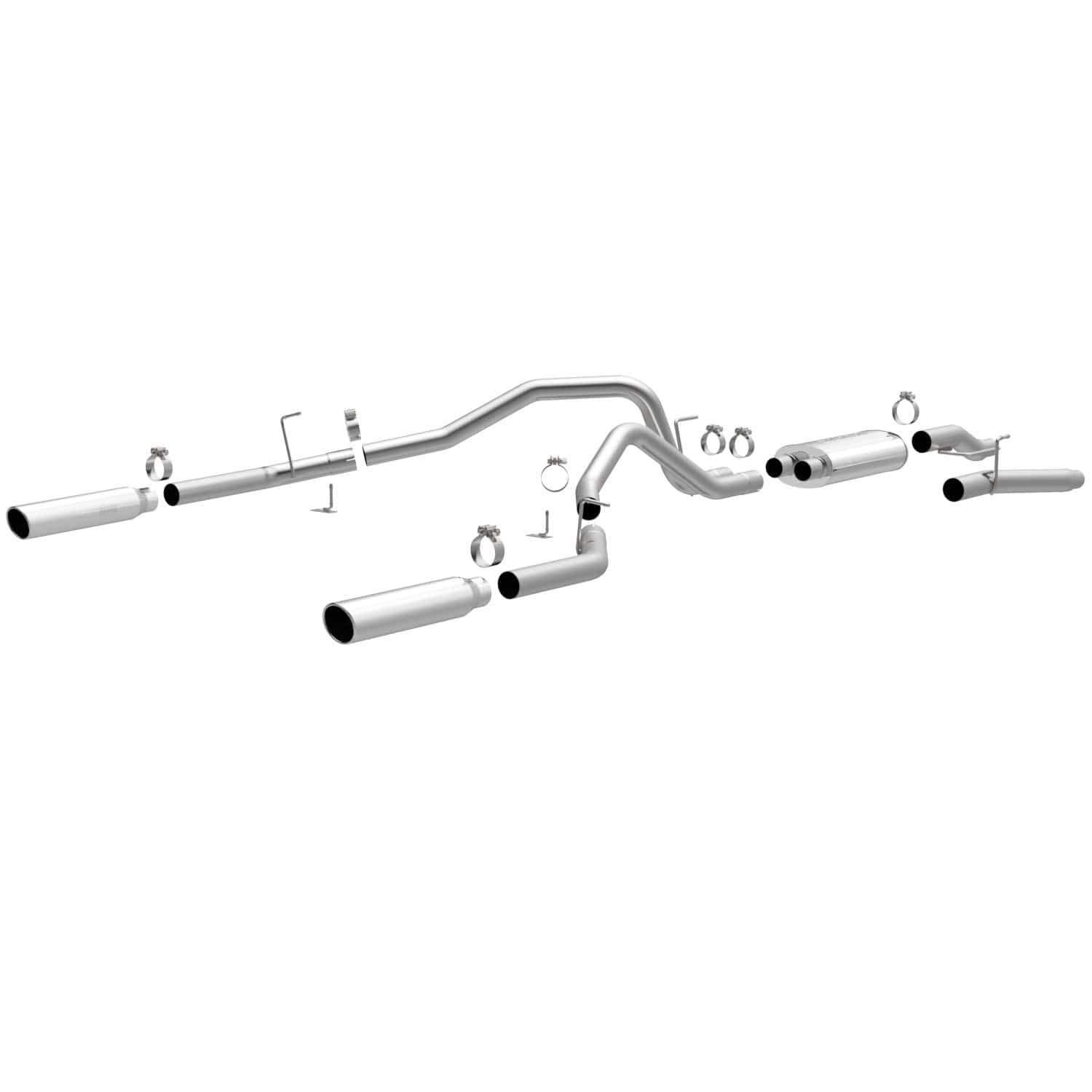 MAGNAFLOW 16520 Cat-Back Performance Exhaust System Street Series Kit - Designed for the 2004-2010 Ford F-150 & 2006-2008 Lincoln Mark LT, 3in Main Piping, Polished Finish 3.5in Exhaust Tip - High quality product image showing MAGNAFLOW 16520 Cat-Back Performance Exhaust System Street Series Kit - Designed for the 2004-2010 Ford F-150 & 2006-2008 Lincoln Mark LT, 3in Main Piping, Polished Finish 3.5in Exhaust Tip details and features MAGNAFLOW 16520 Cat-Back Performance Exhaust System Street Series Kit - Designed for the 2004-2010 Ford F-150 & 2006-2008 Lincoln Mark LT, 3in Main Piping, Polished Finish 3.5in Exhaust Tip - High quality product image showing MAGNAFLOW 16520 Cat-Back Performance Exhaust System Street Series Kit - Designed for the 2004-2010 Ford F-150 & 2006-2008 Lincoln Mark LT, 3in Main Piping, Polished Finish 3.5in Exhaust Tip details and features