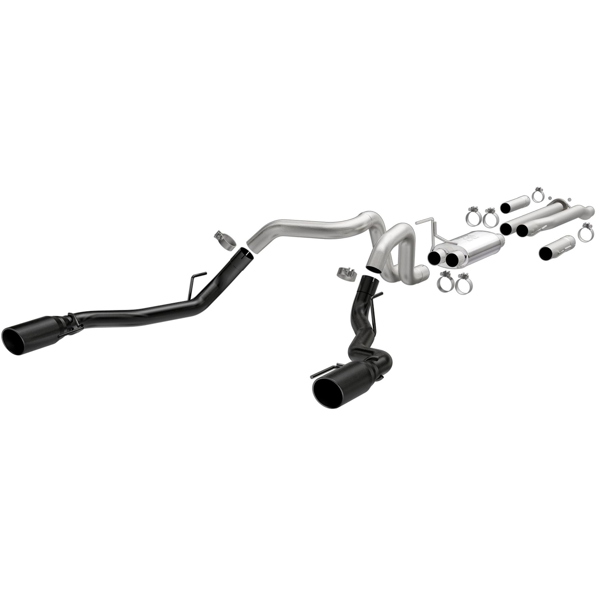 MAGNAFLOW 19350 Performance Exhaust System Cat-Back, Street Series, For 2017-2020 Ford F-150 Raptor 3.5L, Dual Split Rear Exit Style, Black Coated - High quality product image showing MAGNAFLOW 19350 Performance Exhaust System Cat-Back, Street Series, For 2017-2020 Ford F-150 Raptor 3.5L, Dual Split Rear Exit Style, Black Coated details and features MAGNAFLOW 19350 Performance Exhaust System Cat-Back, Street Series, For 2017-2020 Ford F-150 Raptor 3.5L, Dual Split Rear Exit Style, Black Coated - High quality product image showing MAGNAFLOW 19350 Performance Exhaust System Cat-Back, Street Series, For 2017-2020 Ford F-150 Raptor 3.5L, Dual Split Rear Exit Style, Black Coated details and features