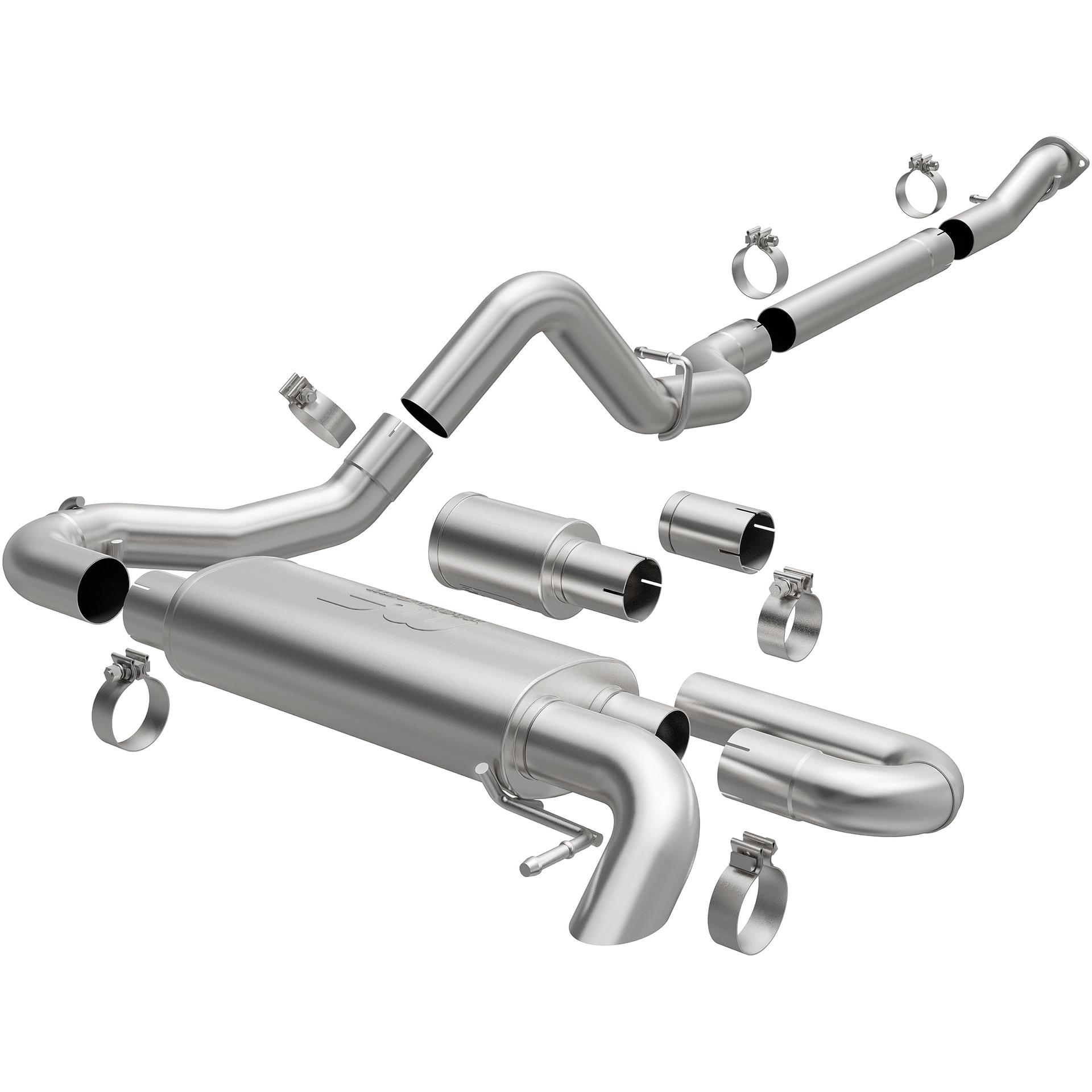 MAGNAFLOW 19559 Exhaust System Cat-Back, Overland Series, For 2021-2024 Ford Bronco, Single Straight Passenger Side Rear Exit Style - High quality product image showing MAGNAFLOW 19559 Exhaust System Cat-Back, Overland Series, For 2021-2024 Ford Bronco, Single Straight Passenger Side Rear Exit Style details and features MAGNAFLOW 19559 Exhaust System Cat-Back, Overland Series, For 2021-2024 Ford Bronco, Single Straight Passenger Side Rear Exit Style - High quality product image showing MAGNAFLOW 19559 Exhaust System Cat-Back, Overland Series, For 2021-2024 Ford Bronco, Single Straight Passenger Side Rear Exit Style details and features