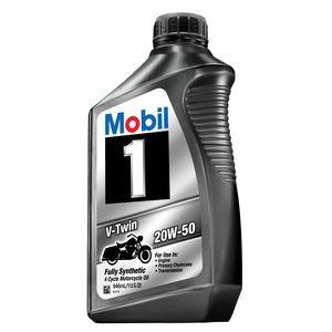 MOBIL 112630 M1 VTWIN 20W50 MC OIL QT, SAE 20W-50; Full Synthetic; 1 Quart Bottle; 4 Cycle Motorcycle Oil (Case of 6) from The Twister Group MOBIL 112630 M1 VTWIN 20W50 MC OIL QT, SAE 20W-50; Full Synthetic; 1 Quart Bottle; 4 Cycle Motorcycle Oil (Case of 6) - The Twister Group Tools product