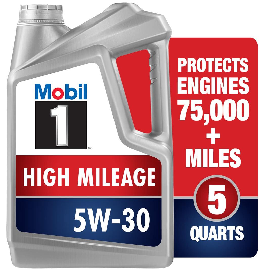 MOBIL 120769 High Mileage Full Synthetic Motor Oil 5W-30, 5 Quart from The Twister Group MOBIL 120769 High Mileage Full Synthetic Motor Oil 5W-30, 5 Quart - The Twister Group Tools product