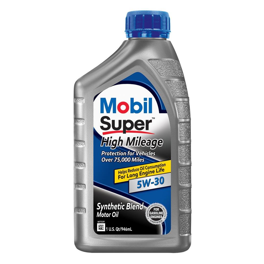 MOBIL 124393 Super High Mileage 5W30 - 1 Quart (Case of 6) from The Twister Group MOBIL 124393 Super High Mileage 5W30 - 1 Quart (Case of 6) - The Twister Group Tools product