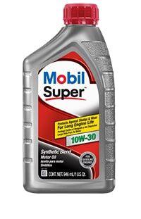 MOBIL 124403 MOBIL SUPER 10W-30 6X1QT., SAE 10W-30; Synthetic Blend; 1 Quart Bottle (Case of 6) from The Twister Group MOBIL 124403 MOBIL SUPER 10W-30 6X1QT., SAE 10W-30; Synthetic Blend; 1 Quart Bottle (Case of 6) - The Twister Group Tools product