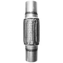 NICKSON 1922504NI Exhaust Flex Connector; 2-1/4 Inch Diameter; 4 Inch Length; Stainless Steel; With Nipple Extensions/ Inner Braid from The Twister Group NICKSON 1922504NI Exhaust Flex Connector; 2-1/4 Inch Diameter; 4 Inch Length; Stainless Steel; With Nipple Extensions/ Inner Braid - The Twister Group Tools product