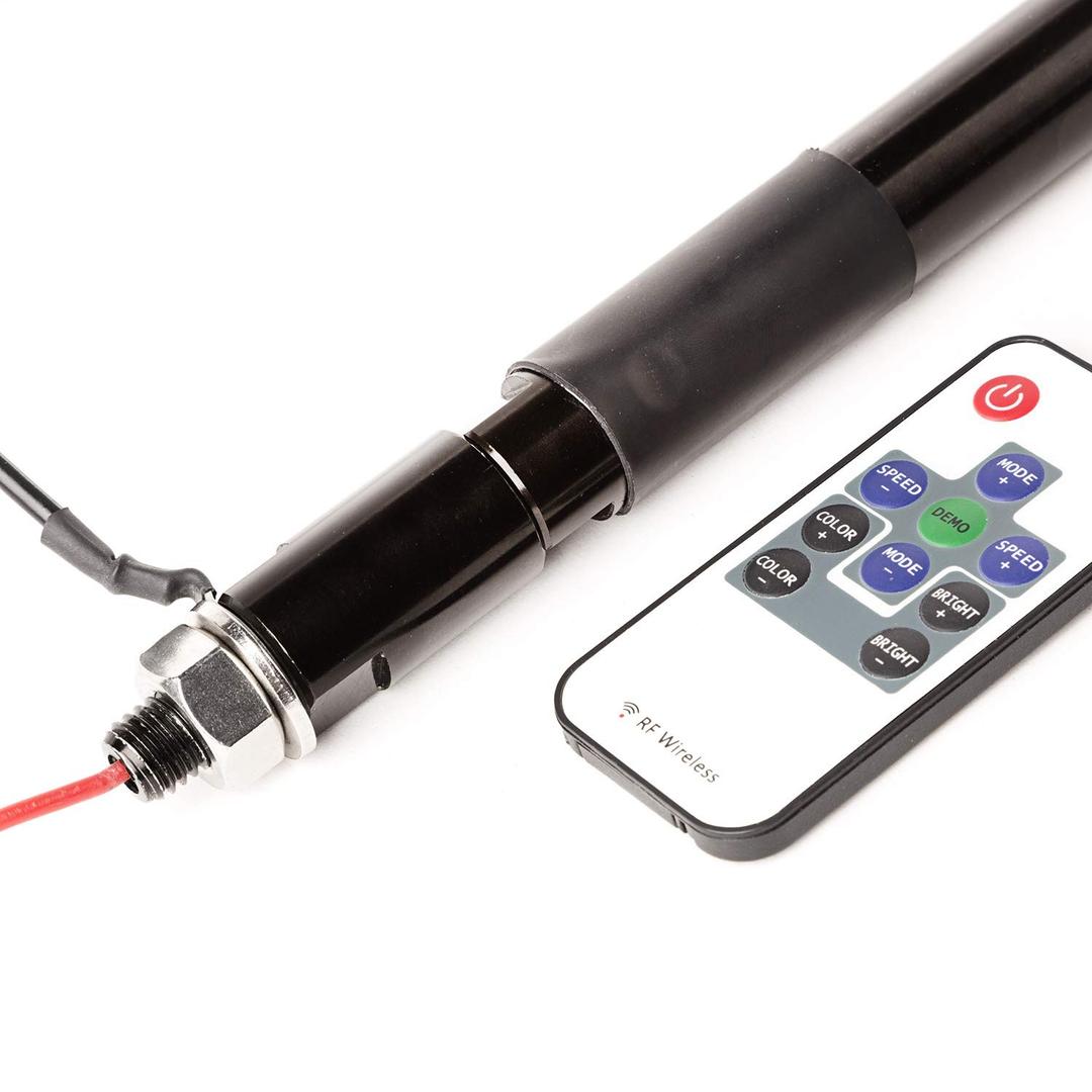 RUGGED RIDGE 11250.20 Lighted Whip, RGB, 39 Inches (1 Meter) from The Twister Group RUGGED RIDGE 11250.20 Lighted Whip, RGB, 39 Inches (1 Meter) - The Twister Group Tools product