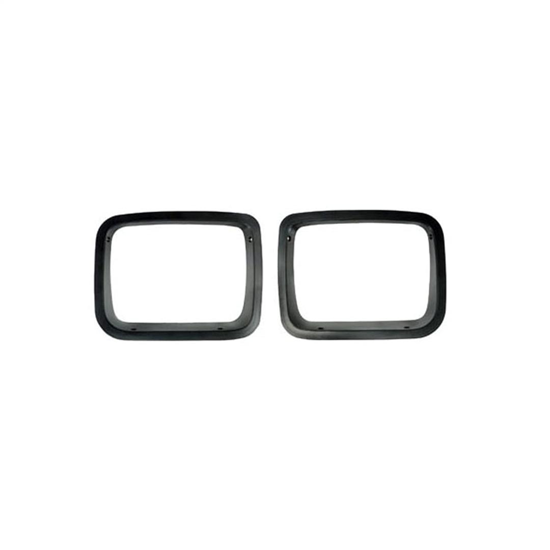 RUGGED RIDGE 12419.24 Headlight Bezel Kit, Black Fits 1987-1995 Jeep Wrangler YJ from The Twister Group RUGGED RIDGE 12419.24 Headlight Bezel Kit, Black Fits 1987-1995 Jeep Wrangler YJ - The Twister Group Tools product
