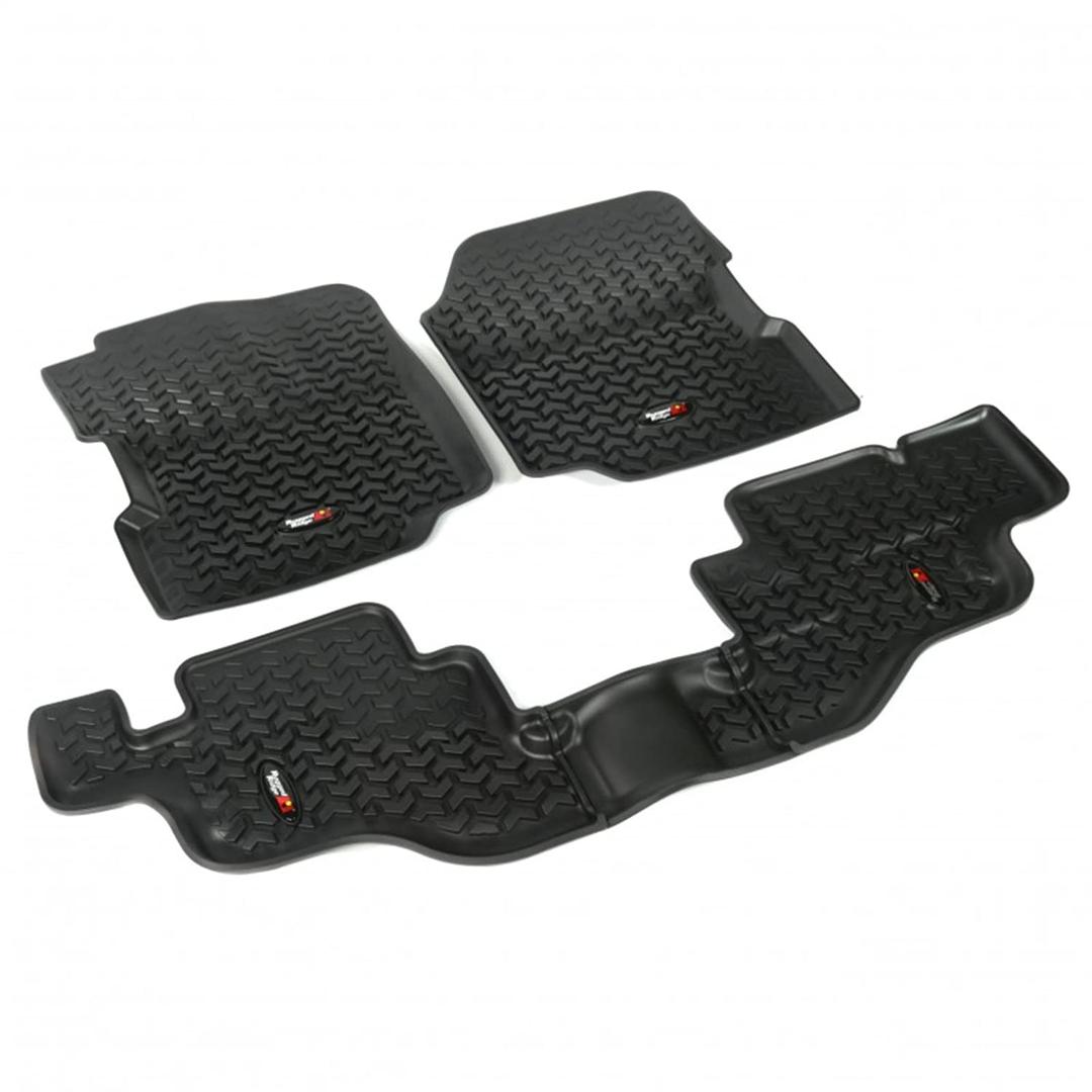 RUGGED RIDGE 12987.09 Floor Liner, Front/Rear Fits 1976-1986 Jeep CJ-7; 1987-1995 Jeep Wrangler YJ from The Twister Group RUGGED RIDGE 12987.09 Floor Liner, Front/Rear Fits 1976-1986 Jeep CJ-7; 1987-1995 Jeep Wrangler YJ - The Twister Group Tools product