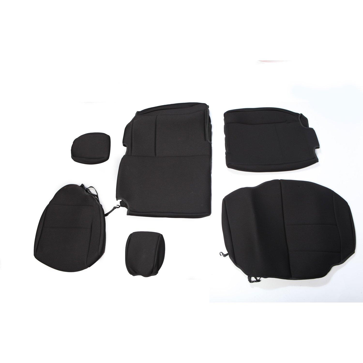 RUGGED RIDGE 13264.01 Seat Cover, Rear, Neoprene Black Fits 2007-2018 Jeep Wrangler JKU 4-Door - High quality product image showing RUGGED RIDGE 13264.01 Seat Cover, Rear, Neoprene Black Fits 2007-2018 Jeep Wrangler JKU 4-Door details and features RUGGED RIDGE 13264.01 Seat Cover, Rear, Neoprene Black Fits 2007-2018 Jeep Wrangler JKU 4-Door - High quality product image showing RUGGED RIDGE 13264.01 Seat Cover, Rear, Neoprene Black Fits 2007-2018 Jeep Wrangler JKU 4-Door details and features