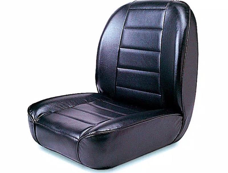 RUGGED RIDGE 13400.01 Seat; Bucket Seat; Front; Non-Reclining; Low Back; Black; Vinyl; Without Headrest; Uses OEM Brackets - High quality product image showing RUGGED RIDGE 13400.01 Seat; Bucket Seat; Front; Non-Reclining; Low Back; Black; Vinyl; Without Headrest; Uses OEM Brackets details and features RUGGED RIDGE 13400.01 Seat; Bucket Seat; Front; Non-Reclining; Low Back; Black; Vinyl; Without Headrest; Uses OEM Brackets - High quality product image showing RUGGED RIDGE 13400.01 Seat; Bucket Seat; Front; Non-Reclining; Low Back; Black; Vinyl; Without Headrest; Uses OEM Brackets details and features