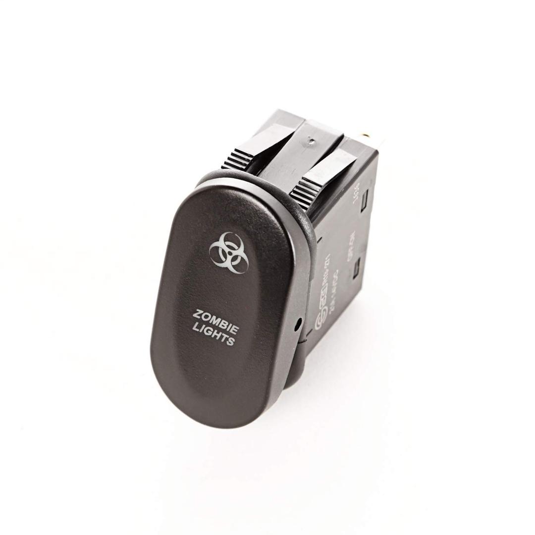 RUGGED RIDGE 17235.06 Rocker Switch, 2 Position, Zombie Lights, Amber from The Twister Group RUGGED RIDGE 17235.06 Rocker Switch, 2 Position, Zombie Lights, Amber - The Twister Group Tools product