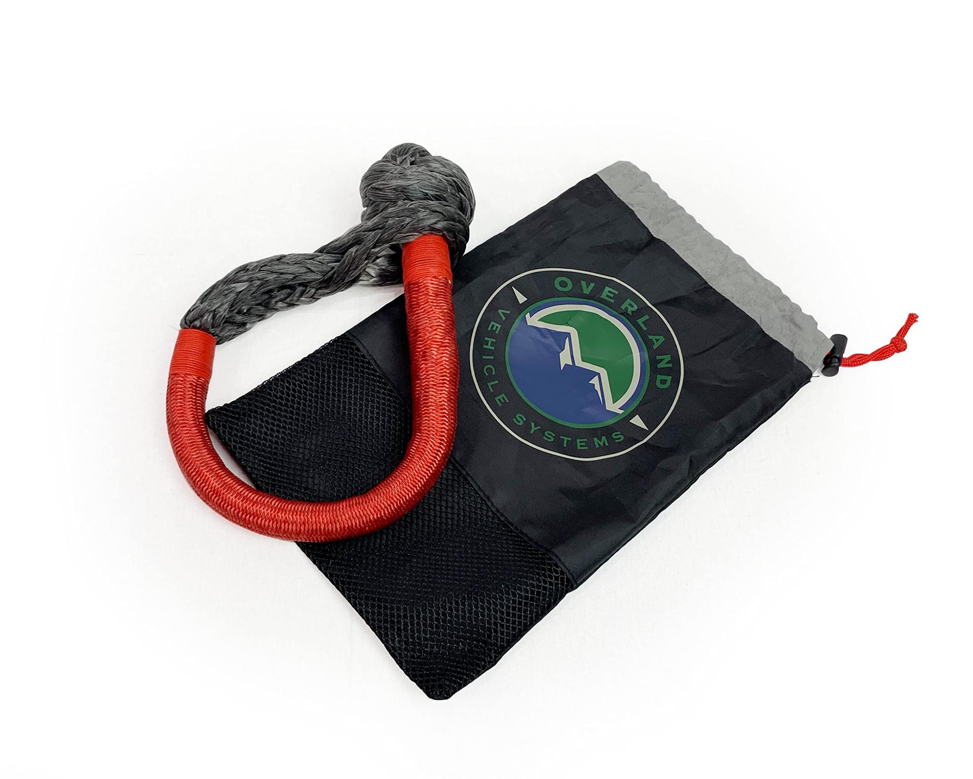 OVERLAND 19129903 Soft Shackle 7/16 INCH 41,000 lb. with Loop & Abrassive Sleeve - 23 INCH with Storage Bag - High quality product image showing OVERLAND 19129903 Soft Shackle 7/16 INCH 41,000 lb. with Loop & Abrassive Sleeve - 23 INCH with Storage Bag details and features OVERLAND 19129903 Soft Shackle 7/16 INCH 41,000 lb. with Loop & Abrassive Sleeve - 23 INCH with Storage Bag - High quality product image showing OVERLAND 19129903 Soft Shackle 7/16 INCH 41,000 lb. with Loop & Abrassive Sleeve - 23 INCH with Storage Bag details and features