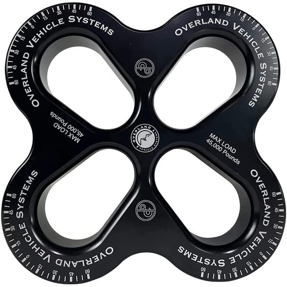 OVERLAND 19250005 R.D.L. 8 INCH Recovery Distribution Link 45,000 lb, Black from The Twister Group OVERLAND 19250005 R.D.L. 8 INCH Recovery Distribution Link 45,000 lb, Black - The Twister Group Tools product