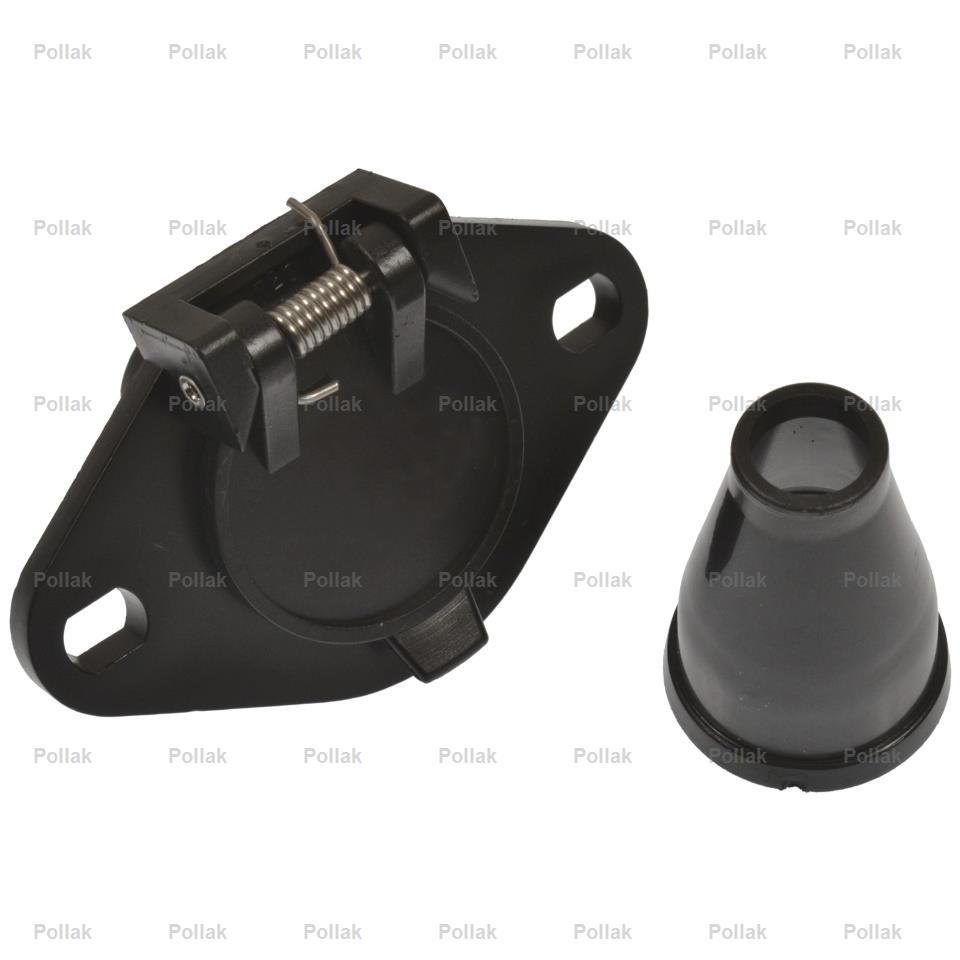 POLLAK 12-720P 6-WAY SOCKET & BOOT NYLON, 6-Way Round Socket; With Rubber Boot; Retail Packaging - High quality product image showing POLLAK 12-720P 6-WAY SOCKET & BOOT NYLON, 6-Way Round Socket; With Rubber Boot; Retail Packaging details and features POLLAK 12-720P 6-WAY SOCKET & BOOT NYLON, 6-Way Round Socket; With Rubber Boot; Retail Packaging - High quality product image showing POLLAK 12-720P 6-WAY SOCKET & BOOT NYLON, 6-Way Round Socket; With Rubber Boot; Retail Packaging details and features