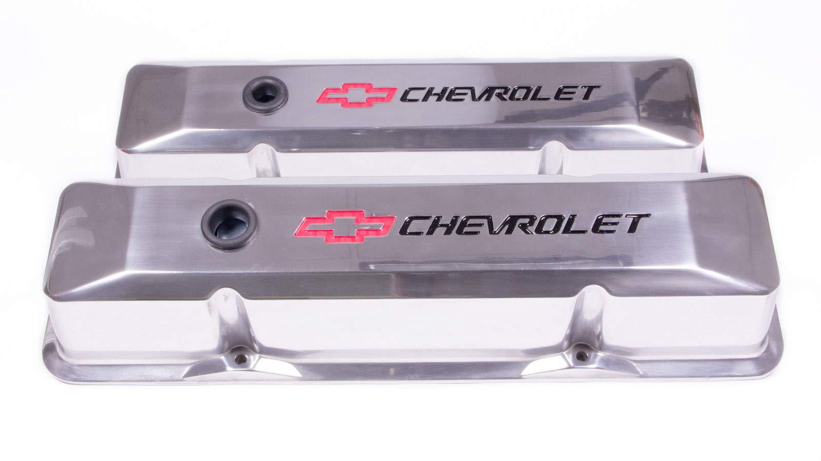 PROFORM 141-108 Valve Cover, Die-Cast, Tall, Baffled, Breather Hole, Recessed Chevrolet Bowtie Logo, Aluminum, Polished, Small Block Chevy, Pair - High quality product image showing PROFORM 141-108 Valve Cover, Die-Cast, Tall, Baffled, Breather Hole, Recessed Chevrolet Bowtie Logo, Aluminum, Polished, Small Block Chevy, Pair details and features PROFORM 141-108 Valve Cover, Die-Cast, Tall, Baffled, Breather Hole, Recessed Chevrolet Bowtie Logo, Aluminum, Polished, Small Block Chevy, Pair - High quality product image showing PROFORM 141-108 Valve Cover, Die-Cast, Tall, Baffled, Breather Hole, Recessed Chevrolet Bowtie Logo, Aluminum, Polished, Small Block Chevy, Pair details and features