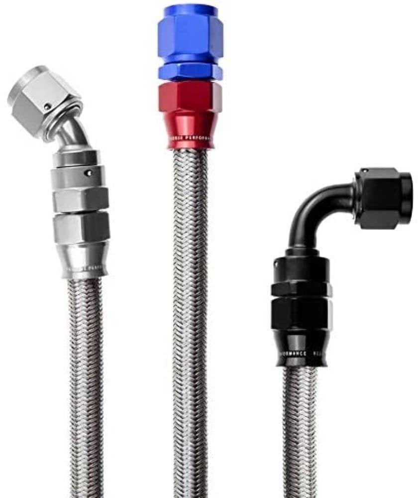 REDHORSE 1200-08-2 PTFE reusable Hose End (Black) from The Twister Group REDHORSE 1200-08-2 PTFE reusable Hose End (Black) - The Twister Group Tools product