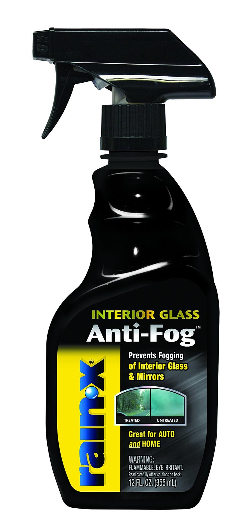 RAIN-X 630046 Interior Glass Anti-Fog, 12 oz. - Prevents Fogging of Interior Glass and Mirrors, Usable on Both Automobiles and Marine Vehicles RAIN-X 630046 Interior Glass Anti-Fog, 12 oz. - Prevents Fogging of Interior Glass and Mirrors, Usable on Both Automobiles and Marine Vehicles