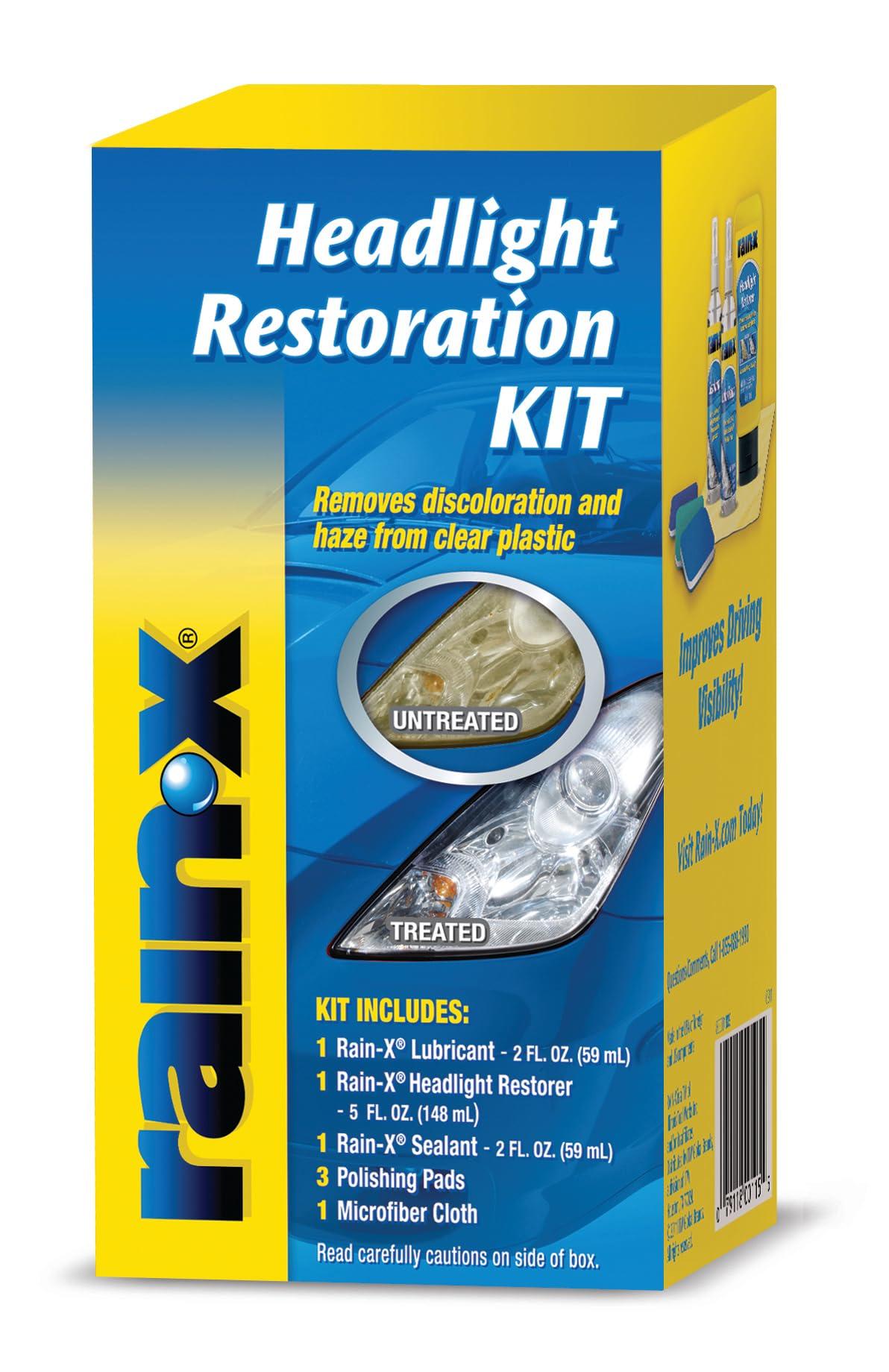 RAIN-X 800001809 Headlight Restoration Kit - Cleans and Restores Headlights By Removing Haze and Discoloration Due to Oxidation - High quality product image showing RAIN-X 800001809 Headlight Restoration Kit - Cleans and Restores Headlights By Removing Haze and Discoloration Due to Oxidation details and features RAIN-X 800001809 Headlight Restoration Kit - Cleans and Restores Headlights By Removing Haze and Discoloration Due to Oxidation - High quality product image showing RAIN-X 800001809 Headlight Restoration Kit - Cleans and Restores Headlights By Removing Haze and Discoloration Due to Oxidation details and features