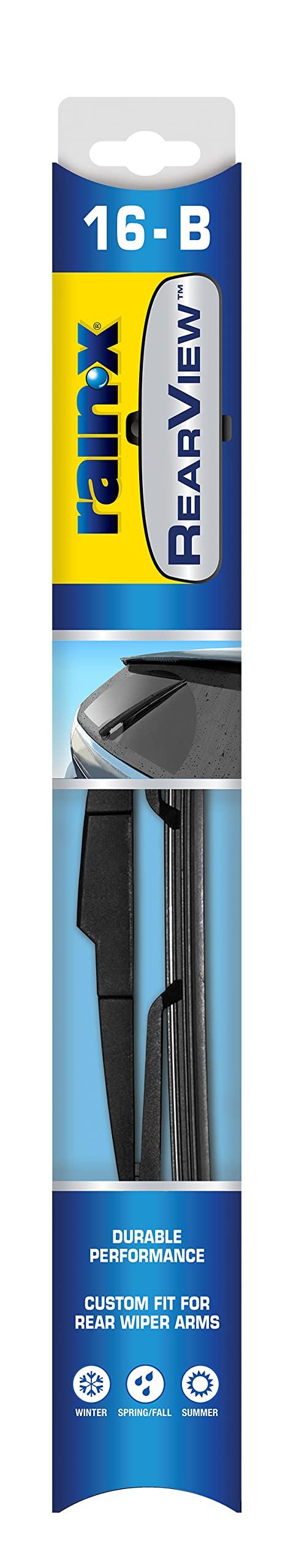 RAIN-X 850022 RearView Rear Wiper Blade, 16 Inch Composite Rear Wiper Blade, Fits Rock Lock 3 (Pack Of 1), Automotive Replacement Wiper Blades That Meet Or Exceed OEM Quality And Design Standards - High quality product image showing RAIN-X 850022 RearView Rear Wiper Blade, 16 Inch Composite Rear Wiper Blade, Fits Rock Lock 3 (Pack Of 1), Automotive Replacement Wiper Blades That Meet Or Exceed OEM Quality And Design Standards details and features RAIN-X 850022 RearView Rear Wiper Blade, 16 Inch Composite Rear Wiper Blade, Fits Rock Lock 3 (Pack Of 1), Automotive Replacement Wiper Blades That Meet Or Exceed OEM Quality And Design Standards - High quality product image showing RAIN-X 850022 RearView Rear Wiper Blade, 16 Inch Composite Rear Wiper Blade, Fits Rock Lock 3 (Pack Of 1), Automotive Replacement Wiper Blades That Meet Or Exceed OEM Quality And Design Standards details and features
