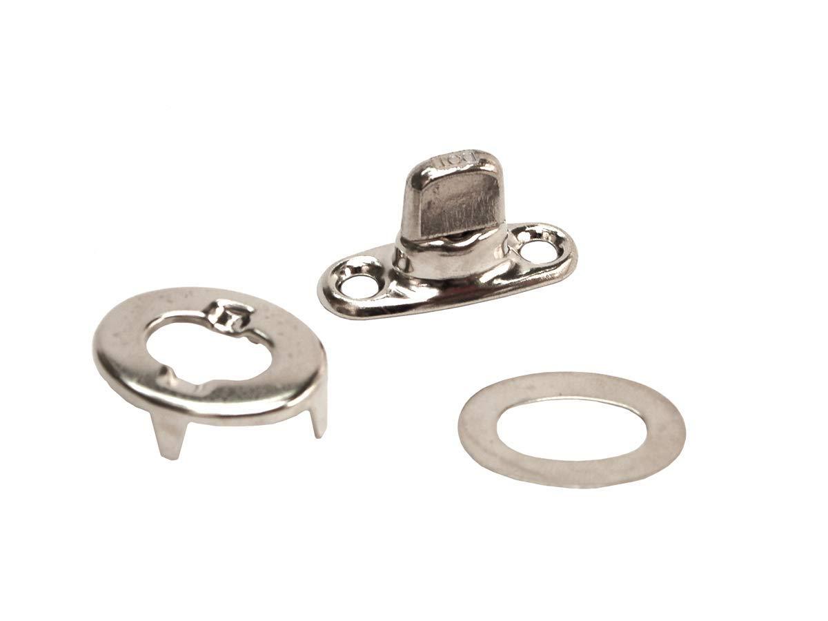 RV DESIGNER A308 Window Covering Hardware, Turn Buttons with Screws, Silver, 4 Per Pack, regular - Product image RV DESIGNER A308 Window Covering Hardware, Turn Buttons with Screws, Silver, 4 Per Pack, regular - Product image