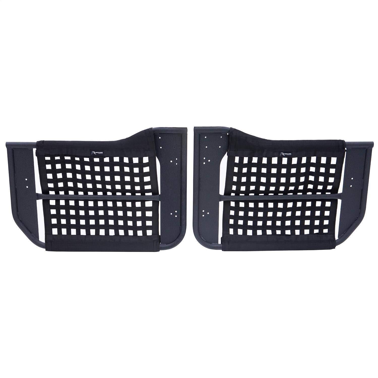 RAMPAGE 7695 Trail Doors for Jeep Wrangler JK | Pair, Removable Mesh Net, Steel, Black Fits 2007-2018 Jeep Wrangler JK 2-Door - High quality product image showing RAMPAGE 7695 Trail Doors for Jeep Wrangler JK | Pair, Removable Mesh Net, Steel, Black Fits 2007-2018 Jeep Wrangler JK 2-Door details and features RAMPAGE 7695 Trail Doors for Jeep Wrangler JK | Pair, Removable Mesh Net, Steel, Black Fits 2007-2018 Jeep Wrangler JK 2-Door - High quality product image showing RAMPAGE 7695 Trail Doors for Jeep Wrangler JK | Pair, Removable Mesh Net, Steel, Black Fits 2007-2018 Jeep Wrangler JK 2-Door details and features