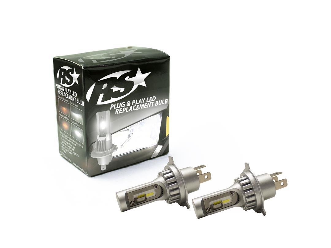 RACE SPORT PNPH4 Lighting RSH4 PNP Series Plug N Play Super LUX LED Replacement Bulbs - 1,900 LUX Max output, Black - High quality product image showing RACE SPORT PNPH4 Lighting RSH4 PNP Series Plug N Play Super LUX LED Replacement Bulbs - 1,900 LUX Max output, Black details and features RACE SPORT PNPH4 Lighting RSH4 PNP Series Plug N Play Super LUX LED Replacement Bulbs - 1,900 LUX Max output, Black - High quality product image showing RACE SPORT PNPH4 Lighting RSH4 PNP Series Plug N Play Super LUX LED Replacement Bulbs - 1,900 LUX Max output, Black details and features