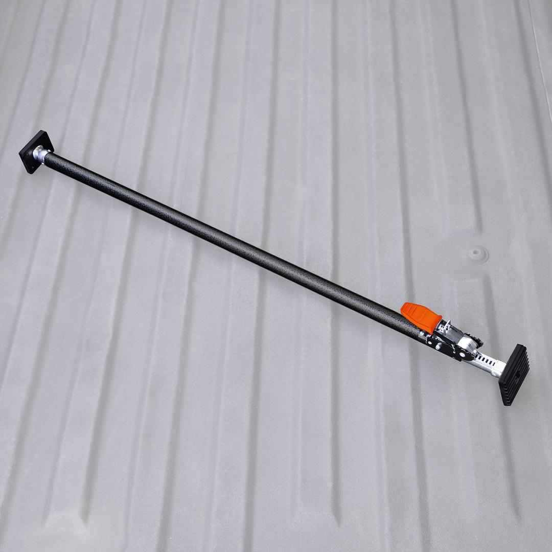 RIGHTLINE 100T66 Adjustable Ratcheting Cargo Bar for Pickup Truck Bed, 40 to 70 Inches, Black from The Twister Group RIGHTLINE 100T66 Adjustable Ratcheting Cargo Bar for Pickup Truck Bed, 40 to 70 Inches, Black - The Twister Group Tools product
