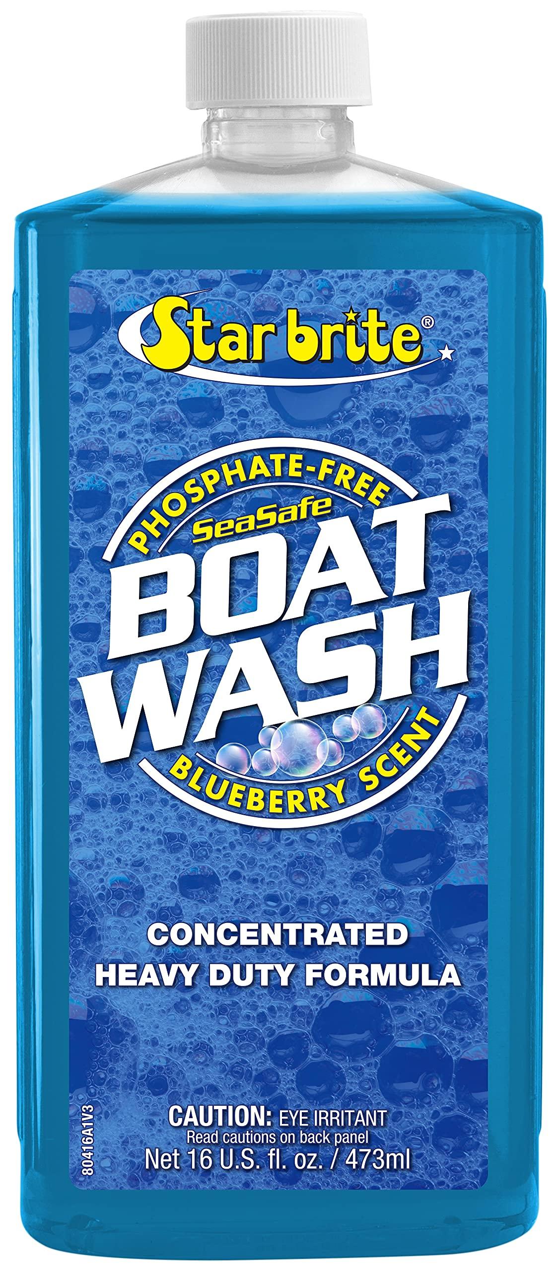 STAR BRITE 080416P Concentrated Boat Wash - Biodegradable, Phosphate-Free, Heavy-Duty Boat Soap for All Marine Surfaces - 16 Ounce (080416) - High quality product image showing STAR BRITE 080416P Concentrated Boat Wash - Biodegradable, Phosphate-Free, Heavy-Duty Boat Soap for All Marine Surfaces - 16 Ounce (080416) details and features STAR BRITE 080416P Concentrated Boat Wash - Biodegradable, Phosphate-Free, Heavy-Duty Boat Soap for All Marine Surfaces - 16 Ounce (080416) - High quality product image showing STAR BRITE 080416P Concentrated Boat Wash - Biodegradable, Phosphate-Free, Heavy-Duty Boat Soap for All Marine Surfaces - 16 Ounce (080416) details and features