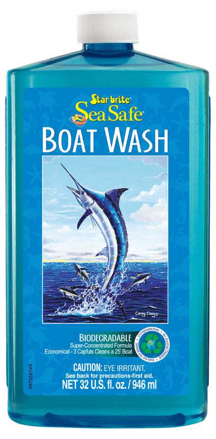 STAR BRITE 089732PW Sea Safe Boat Wash - Super Concentrated - Instantly Remove Dirt, Grime, Salt Deposits & More Without Removing Wax or Polish 32 Oz from The Twister Group STAR BRITE 089732PW Sea Safe Boat Wash - Super Concentrated - Instantly Remove Dirt, Grime, Salt Deposits & More Without Removing Wax or Polish 32 Oz - The Twister Group Tools product