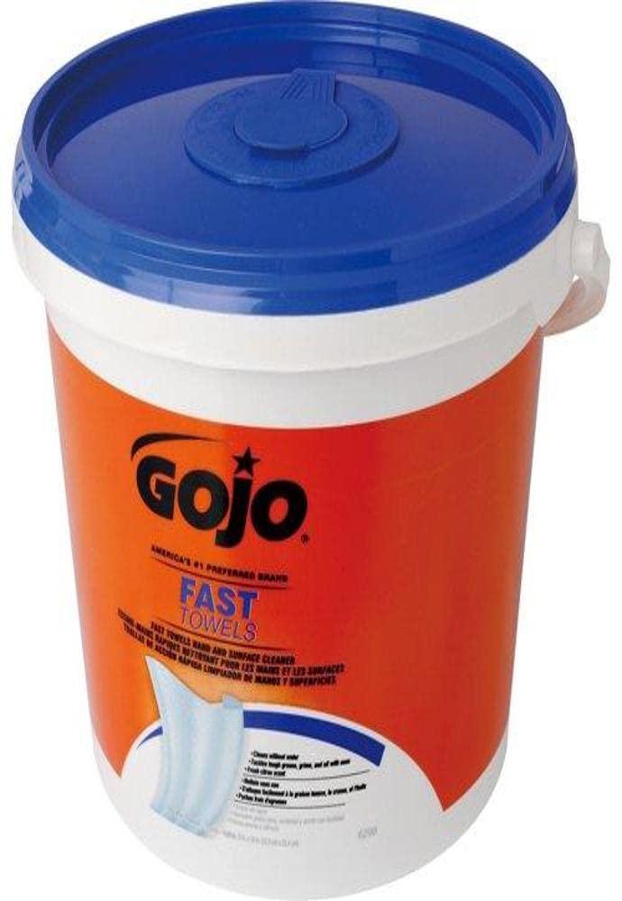GOJO 6298-04 Fast Wet wipe Towels Bucket 130/bucket - High quality product image showing GOJO 6298-04 Fast Wet wipe Towels Bucket 130/bucket details and features GOJO 6298-04 Fast Wet wipe Towels Bucket 130/bucket - High quality product image showing GOJO 6298-04 Fast Wet wipe Towels Bucket 130/bucket details and features