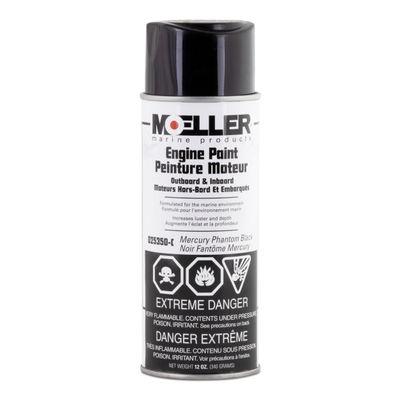 SIERRA 025350-C EP MERCURY PHANTOM BLACK CANADA, For Use On All Outboard And Inboard Engines/ Stern Drive And Lower Unit Applications; Mercury Phantom Black; 12 Ounce Spray Can; Heat And Solvent Resistant; With English/ French Language Packaging SIERRA 025350-C EP MERCURY PHANTOM BLACK CANADA, For Use On All Outboard And Inboard Engines/ Stern Drive And Lower Unit Applications; Mercury Phantom Black; 12 Ounce Spray Can; Heat And Solvent Resistant; With English/ French Language Packaging