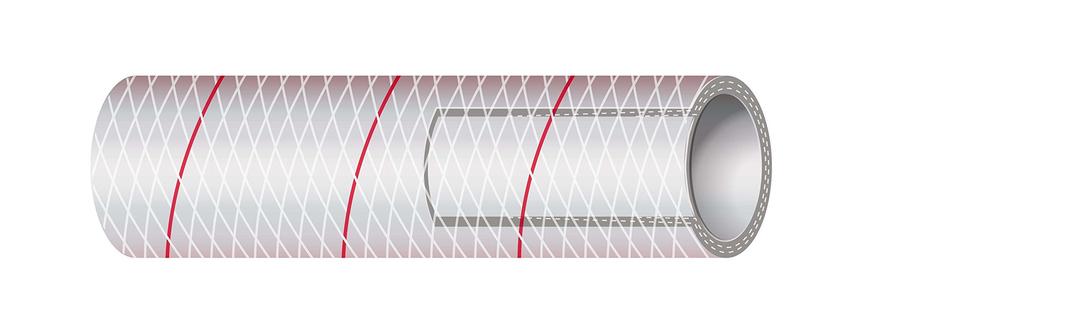 SIERRA 16-162-0586 All Clear PVC Tubing Polyester Reinforced (Red-Tracer) 5/8 INCH x 50FT All Clear PVC Tubing Polyester Reinforced (Red-Tracer) 5/8 INCH x 50 from The Twister Group SIERRA 16-162-0586 All Clear PVC Tubing Polyester Reinforced (Red-Tracer) 5/8 INCH x 50FT All Clear PVC Tubing Polyester Reinforced (Red-Tracer) 5/8 INCH x 50 - The Twister Group Tools product