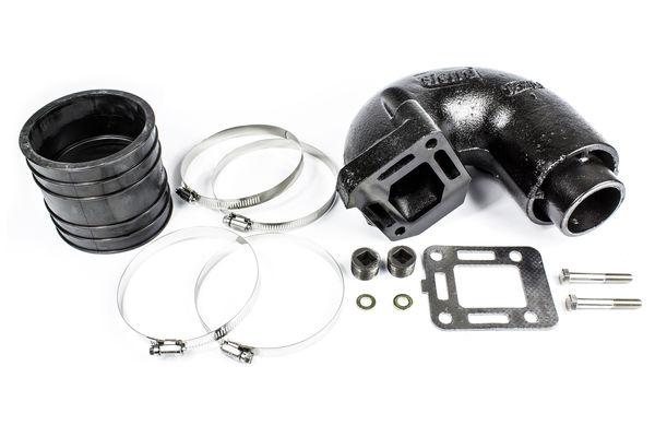 SIERRA 18-1975-1 RISER W/ EXHAUST TUBE, For 1982+ MCM 2.5 L And 3.0 L/ LX And Late Model Mercruiser 4 Cylinder Engines; Black; Cast Iron; Single; With Exhaust Elbow Gasket/ Exhaust Boot/ Hose Clamp/ Hardware Kit from The Twister Group SIERRA 18-1975-1 RISER W/ EXHAUST TUBE, For 1982+ MCM 2.5 L And 3.0 L/ LX And Late Model Mercruiser 4 Cylinder Engines; Black; Cast Iron; Single; With Exhaust Elbow Gasket/ Exhaust Boot/ Hose Clamp/ Hardware Kit - The Twister Group Tools product