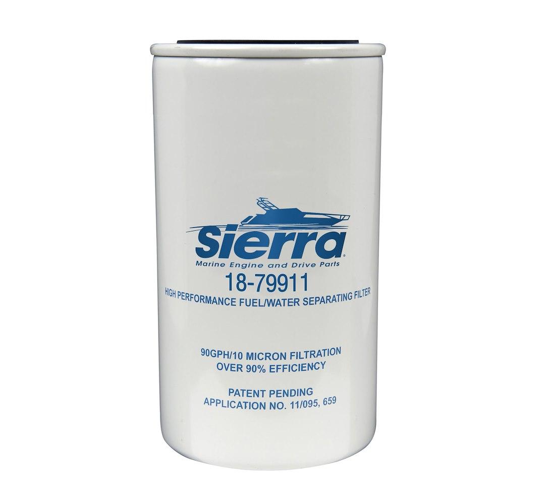 SIERRA 18-79911 FUEL WATER SEPARATOR, Replacement Filter; 10 Micron; 8-1/2 Inch Length; Internal Epoxy Coating - High quality product image showing SIERRA 18-79911 FUEL WATER SEPARATOR, Replacement Filter; 10 Micron; 8-1/2 Inch Length; Internal Epoxy Coating details and features SIERRA 18-79911 FUEL WATER SEPARATOR, Replacement Filter; 10 Micron; 8-1/2 Inch Length; Internal Epoxy Coating - High quality product image showing SIERRA 18-79911 FUEL WATER SEPARATOR, Replacement Filter; 10 Micron; 8-1/2 Inch Length; Internal Epoxy Coating details and features