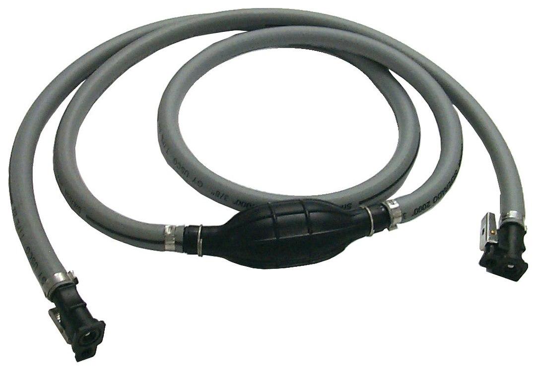 SIERRA 18-8017S-1 FUEL LINE ASSEMBLY-YAMAHA-NON EPA, Marine; For Use With Yamaha Outboard Engines; 8 Foot Length; 3/8 Inch Inside Diameter; With Non-EPA Primer Bulb And Fuel Connector from The Twister Group SIERRA 18-8017S-1 FUEL LINE ASSEMBLY-YAMAHA-NON EPA, Marine; For Use With Yamaha Outboard Engines; 8 Foot Length; 3/8 Inch Inside Diameter; With Non-EPA Primer Bulb And Fuel Connector - The Twister Group Tools product