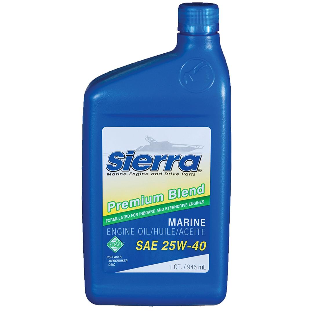 SIERRA 18-9400-2 25W-40 FC-W 4-Stroke Marine Stern Drive Oil - 1 Quart from The Twister Group SIERRA 18-9400-2 25W-40 FC-W 4-Stroke Marine Stern Drive Oil - 1 Quart - The Twister Group Tools product