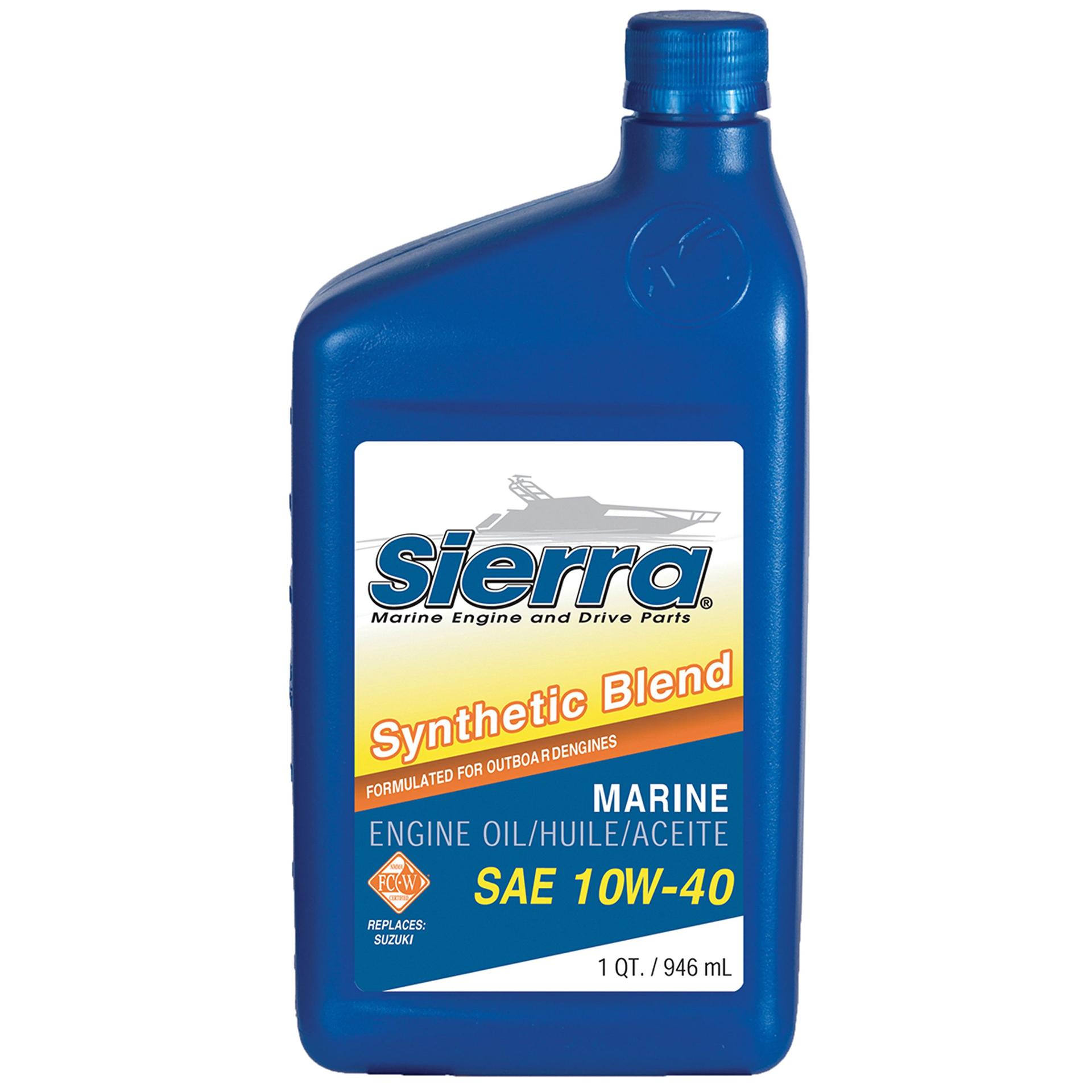 SIERRA 18-9551-2 10W-40 Synthetic Blend Engine Oil - 1 Quart - High quality product image showing SIERRA 18-9551-2 10W-40 Synthetic Blend Engine Oil - 1 Quart details and features SIERRA 18-9551-2 10W-40 Synthetic Blend Engine Oil - 1 Quart - High quality product image showing SIERRA 18-9551-2 10W-40 Synthetic Blend Engine Oil - 1 Quart details and features