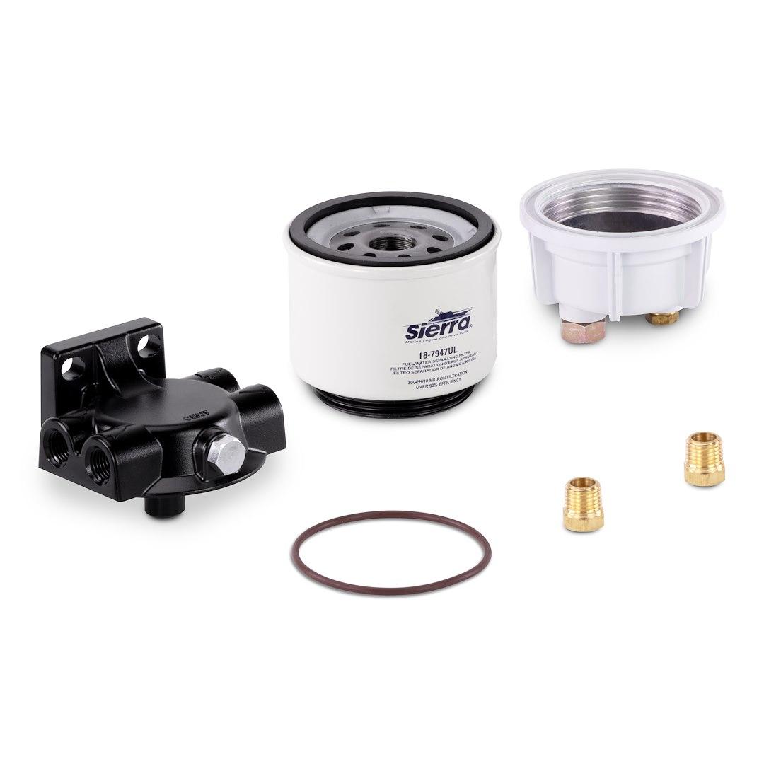 SIERRA 18-99292 FWS GAS KIT 120RUL 10 MICRON, Replacement Filter; 10 Micron; Meets USCG CFR Regulations; Fits Outboard Engines; With Aluminum Mounting Bracket/ Collection Bowl - High quality product image showing SIERRA 18-99292 FWS GAS KIT 120RUL 10 MICRON, Replacement Filter; 10 Micron; Meets USCG CFR Regulations; Fits Outboard Engines; With Aluminum Mounting Bracket/ Collection Bowl details and features SIERRA 18-99292 FWS GAS KIT 120RUL 10 MICRON, Replacement Filter; 10 Micron; Meets USCG CFR Regulations; Fits Outboard Engines; With Aluminum Mounting Bracket/ Collection Bowl - High quality product image showing SIERRA 18-99292 FWS GAS KIT 120RUL 10 MICRON, Replacement Filter; 10 Micron; Meets USCG CFR Regulations; Fits Outboard Engines; With Aluminum Mounting Bracket/ Collection Bowl details and features
