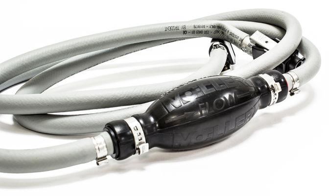 SIERRA 034391-10LPA FLA BOMBARDIER J&E 3/8FT ID, Marine; For Use With Johnson/ Evinrude Outboard Engines; 6.6 Foot Length; 3/8 Inch Inside Diameter; Low Permeation Certified; With Primer Bulb/ Engine Connector/ Tank Connector/ Stainless Steel Clamps SIERRA 034391-10LPA FLA BOMBARDIER J&E 3/8FT ID, Marine; For Use With Johnson/ Evinrude Outboard Engines; 6.6 Foot Length; 3/8 Inch Inside Diameter; Low Permeation Certified; With Primer Bulb/ Engine Connector/ Tank Connector/ Stainless Steel Clamps