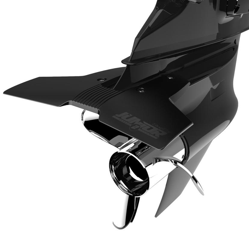 STINGRAY JR21 Classic Junior 2 Hydrofoils for 9.9-40 hp (Black) - Best for Small Boats - Stabilizer Fins for Outboard/Outdrive Motors STINGRAY JR21 Classic Junior 2 Hydrofoils for 9.9-40 hp (Black) - Best for Small Boats - Stabilizer Fins for Outboard/Outdrive Motors