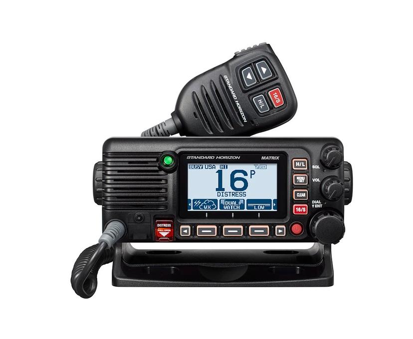 STANDARD HORIZON GX2410GPS FIXED MOUNT VHF/GPS/AIS/NMEA2000, Fixed Mount; United States/ Canadian/ International Channels; 30 Watt PA/Loud Hailer; NOAA Weather Channels With Alert; With GPS Capability; Public Address Capable With Loud Hailer; LCD Display STANDARD HORIZON GX2410GPS FIXED MOUNT VHF/GPS/AIS/NMEA2000, Fixed Mount; United States/ Canadian/ International Channels; 30 Watt PA/Loud Hailer; NOAA Weather Channels With Alert; With GPS Capability; Public Address Capable With Loud Hailer; LCD Display