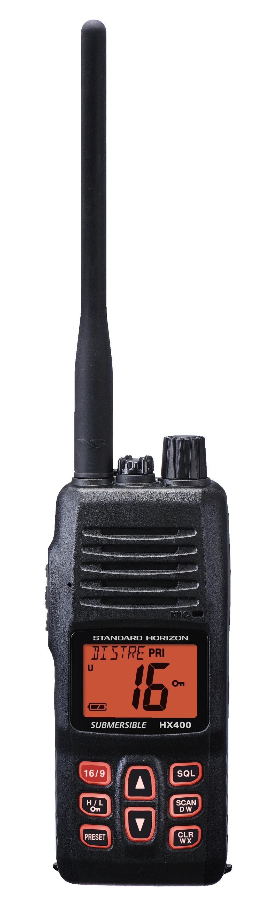 STANDARD HORIZON HX400 Horizon W/SBR-29LI, Handheld VHF Marine Radio - High quality product image showing STANDARD HORIZON HX400 Horizon W/SBR-29LI, Handheld VHF Marine Radio details and features STANDARD HORIZON HX400 Horizon W/SBR-29LI, Handheld VHF Marine Radio - High quality product image showing STANDARD HORIZON HX400 Horizon W/SBR-29LI, Handheld VHF Marine Radio details and features
