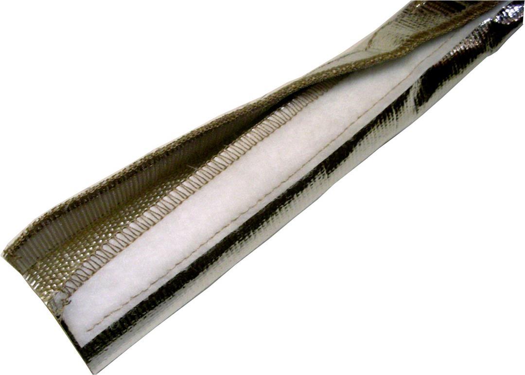 THERMO-TEC 14030 Express Sleeve Aluminized Hose and Wire Protection, 3FT x 1/2 INCH- 1 INCH I.D., Silver - High quality product image showing THERMO-TEC 14030 Express Sleeve Aluminized Hose and Wire Protection, 3FT x 1/2 INCH- 1 INCH I.D., Silver details and features THERMO-TEC 14030 Express Sleeve Aluminized Hose and Wire Protection, 3FT x 1/2 INCH- 1 INCH I.D., Silver - High quality product image showing THERMO-TEC 14030 Express Sleeve Aluminized Hose and Wire Protection, 3FT x 1/2 INCH- 1 INCH I.D., Silver details and features