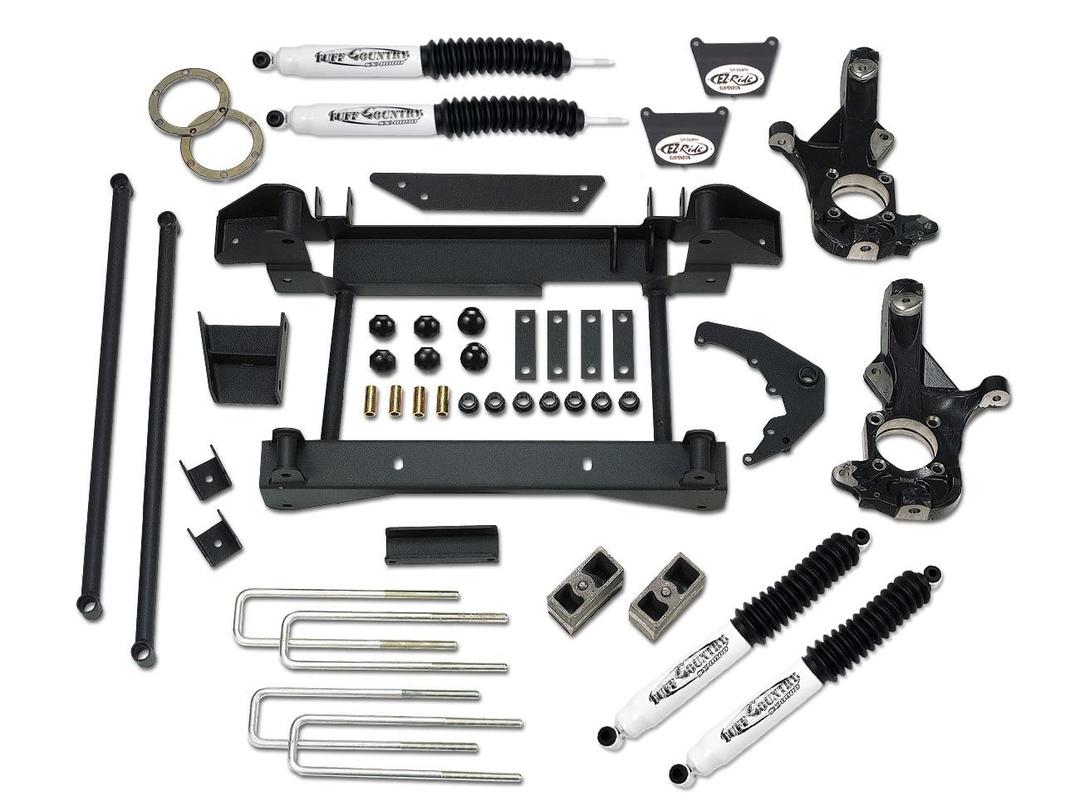 TUFF COUNTRY 16990 6 INCH Lift Kit (w/1-piece sub frame) with No Shocks 4x4 Compatible with/Replacement for Chevy Silverado 3500 2001-2006 from The Twister Group TUFF COUNTRY 16990 6 INCH Lift Kit (w/1-piece sub frame) with No Shocks 4x4 Compatible with/Replacement for Chevy Silverado 3500 2001-2006 - The Twister Group Tools product