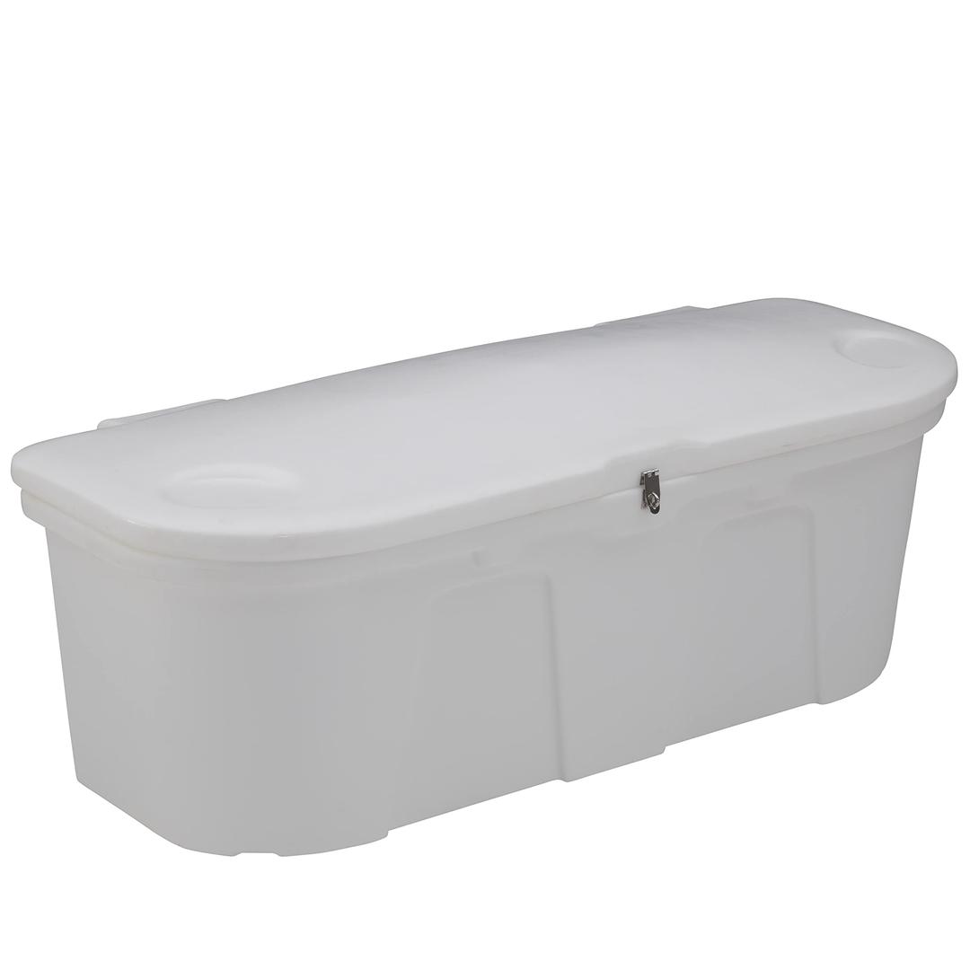 TAYLOR MADE 123750 Stow N Go Polyethylene Dock &Patio Storage Box, White (67.75 INCH L x 27.75 INCH W x 26 INCH H) - Durable, UV-resistant construction, stainless steel lockable latch and hardware - 2020108529 from The Twister Group TAYLOR MADE 123750 Stow N Go Polyethylene Dock &Patio Storage Box, White (67.75 INCH L x 27.75 INCH W x 26 INCH H) - Durable, UV-resistant construction, stainless steel lockable latch and hardware - 2020108529 - The Twister Group Tools product